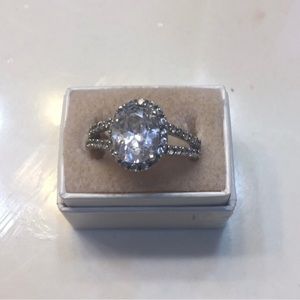 Sterling Silver Cubic Zirconia Ring